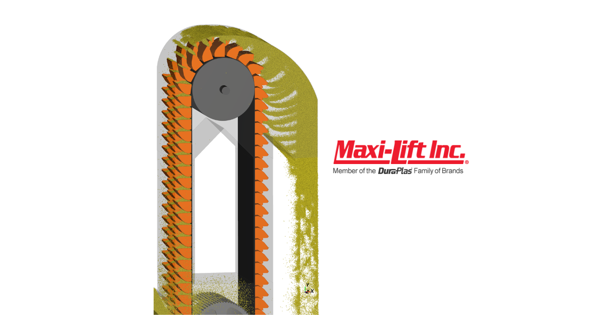 Reliability, Engineered: How Maxi-Lift Uses DEM to Make Bucket Elevators Perform