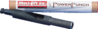 maxilift power punch for belt splicing
